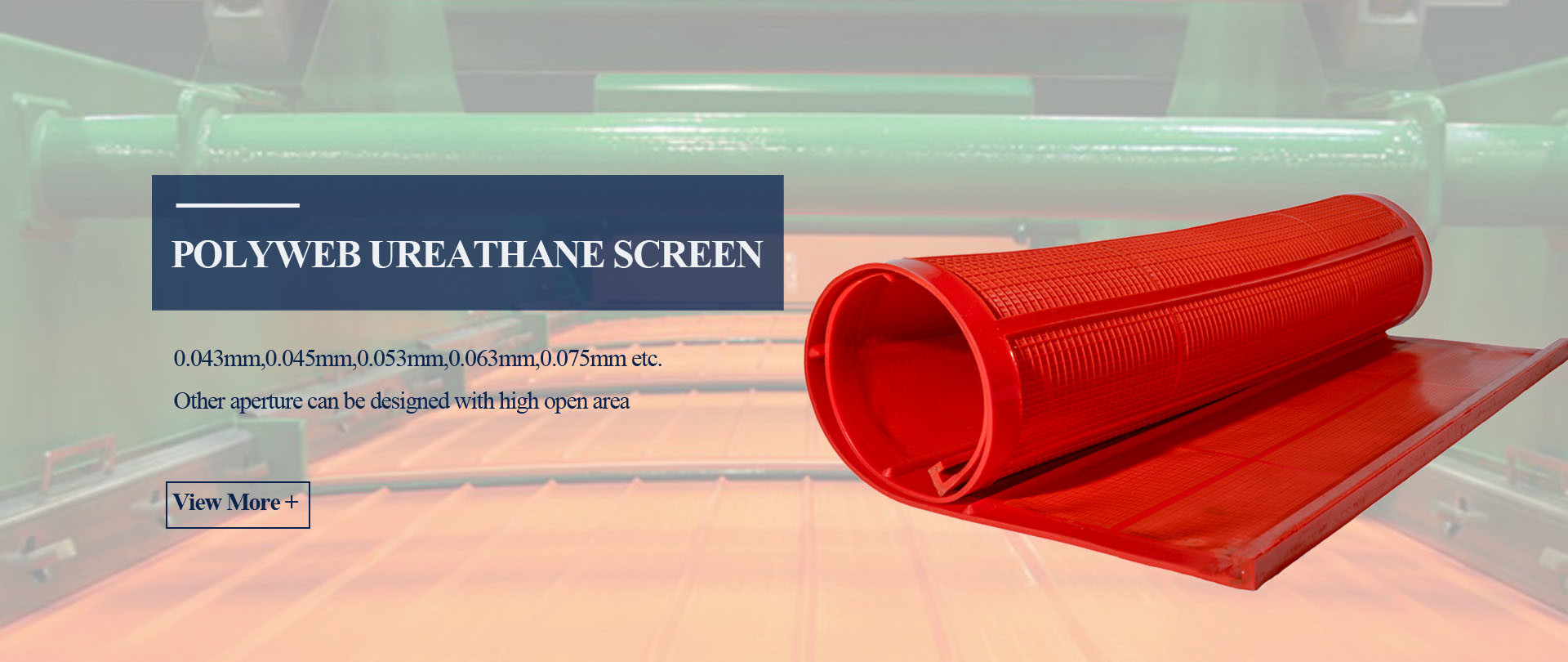 quality Polyweb Urethane Screens factory