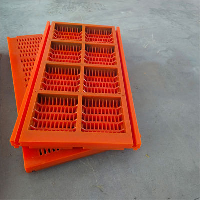 HUATAO Yellow Color Polyurethane Screen Mesh For Wet Screening Industry