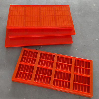 High Flexible Elastic PU Screen Panel WS85 Polyurethane Modular Screen For Aggregate / Mining