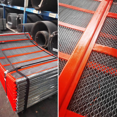 Poly Ripple Self Cleaning Wire Mesh  For Black Vibrating Quarry Mining Sieving