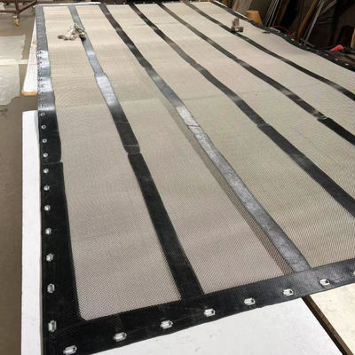 HUATAO High-Temp 180° Folded Edge Grommet Screen for Mining Use with Rotex Replacement Screen