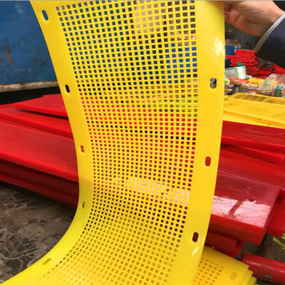 Polyurethane Flip-Flop Screen 4mm Holes 7mm Thickness for Sticky Materials