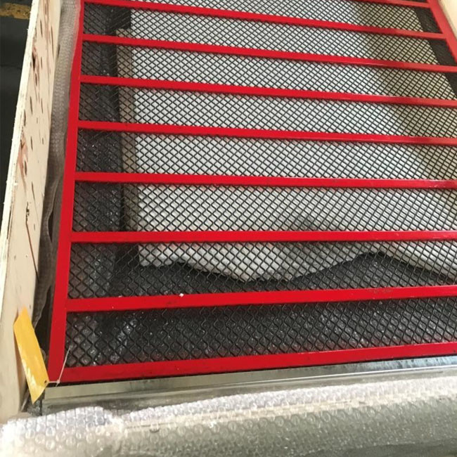 Crimped Woven Poly Ripple Self Cleaning Screen Mesh For Black Mining ...